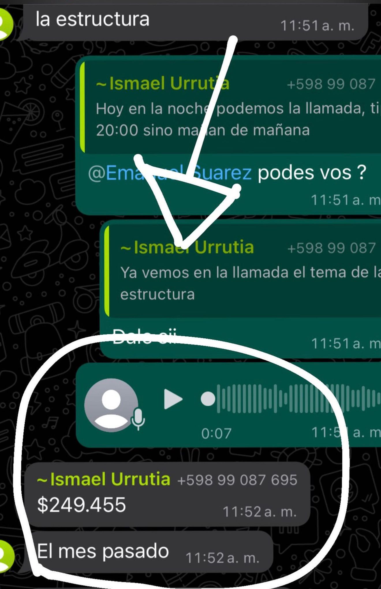 Cliente que vende por WhatsApp: 249.455 por mes